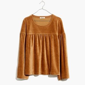 Madewell Texture & Thread Corduroy Swing Top